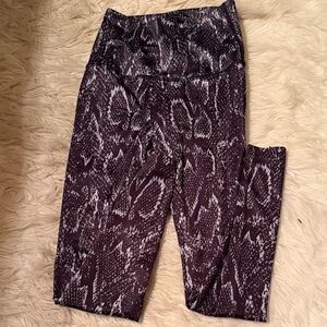 Beyond Yoga Snakeskin Print Leggings